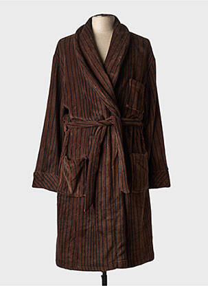 Robe de chambre col tailleur marron SOY homme