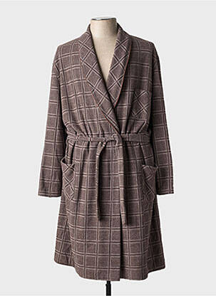 Robe de chambre poches marron EGATEX homme
