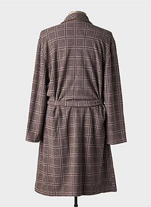 Robe de chambre poches marron EGATEX homme