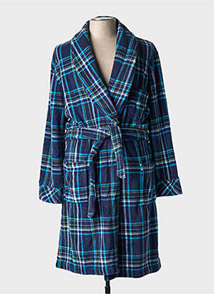Robe de chambre col tailleur bleu SOY homme