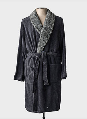 Robe de chambre poches gris PASTUNETTE homme