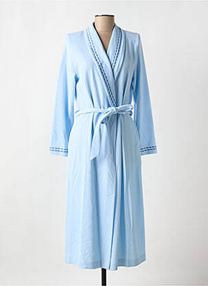 Robe de chambre poches bleu EGATEX femme