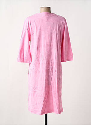 Chemise de nuit fermeture boutonnée sur le devant rose MASSANA femme
