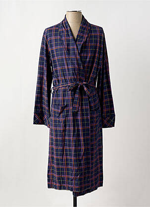 Robe de chambre imprimé fantaisie bleu EGATEX homme