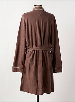 Robe de chambre manches longues marron EGATEX homme