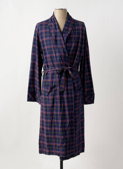 Robe de chambre imprimé fantaisie bleu EGATEX homme