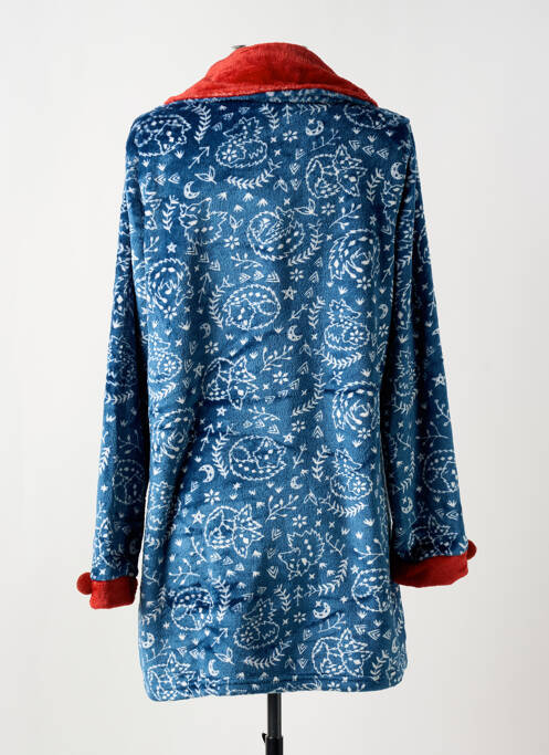 Robe de chambre bleu MASSANA pour femme
