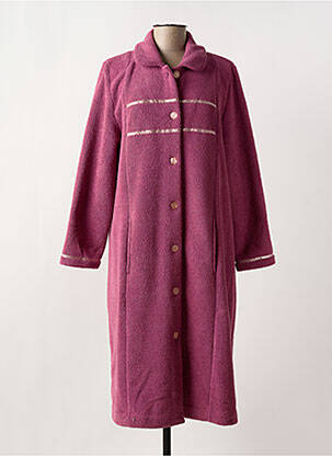 Robe de chambre stretch violet EGATEX femme