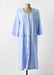 Robe de chambre stretch bleu EGATEX femme
