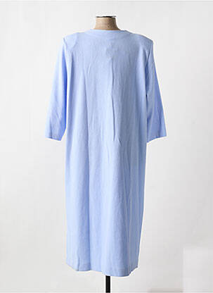 Robe de chambre stretch bleu EGATEX femme