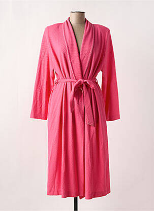 Robe de chambre tissage jersey rose EGATEX femme