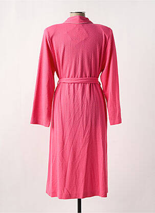 Robe de chambre tissage jersey rose EGATEX femme