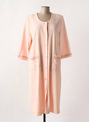 Robe de chambre tissage jersey rose EGATEX femme