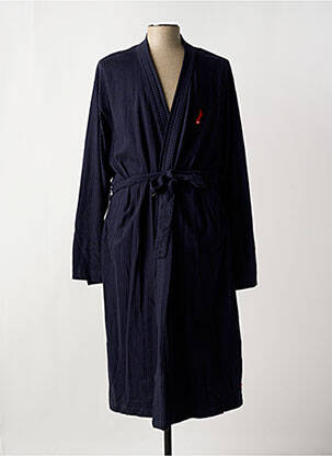Robe de chambre imprimé rayures bleu COUP DE COEUR homme