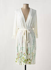 Robe de chambre blanc EGATEX pour femme seconde vue