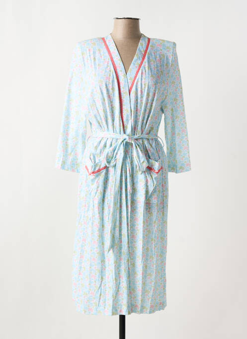 Robe de chambre bleu EGATEX pour femme