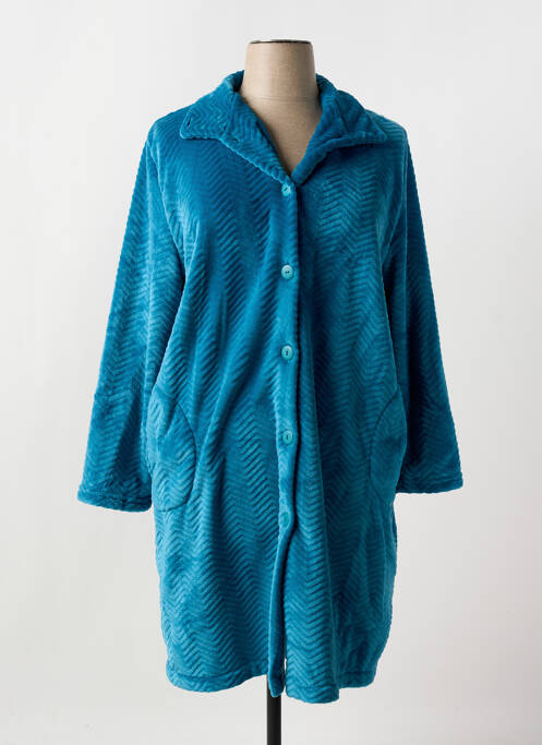 Robe de chambre bleu MASSANA pour femme