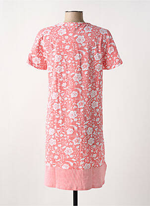 Chemise de nuit imprimé fleurs rouge EGATEX femme