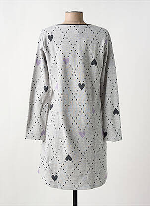 Chemise de nuit stretch gris MASSANA femme