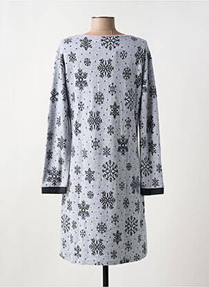 Chemise de nuit stretch gris MASSANA femme