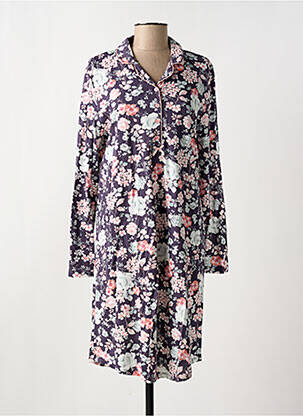 Chemise de nuit imprimé fleurs gris EGATEX femme
