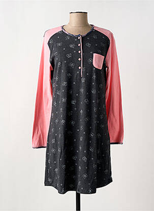 Chemise de nuit stretch bleu MASSANA femme