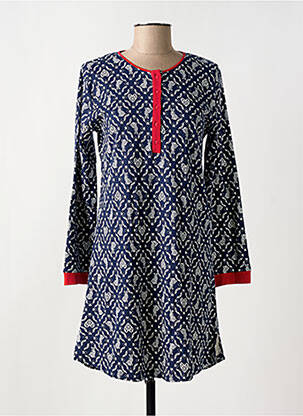 Chemise de nuit stretch bleu MASSANA femme