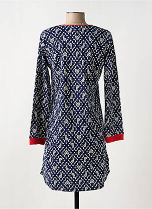 Chemise de nuit stretch bleu MASSANA femme