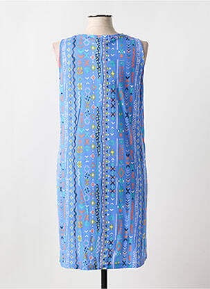 Chemise de nuit stretch bleu MASSANA femme
