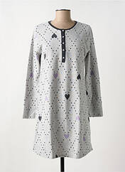 Chemise de nuit gris MASSANA pour femme seconde vue