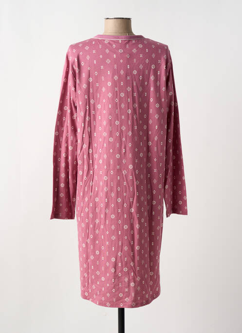 Chemise de nuit manches longues rose MASSANA femme
