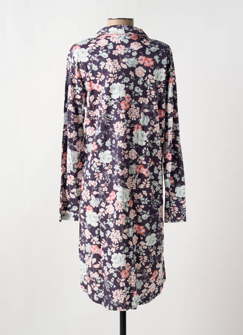 Chemise de nuit imprimé fleurs gris EGATEX femme