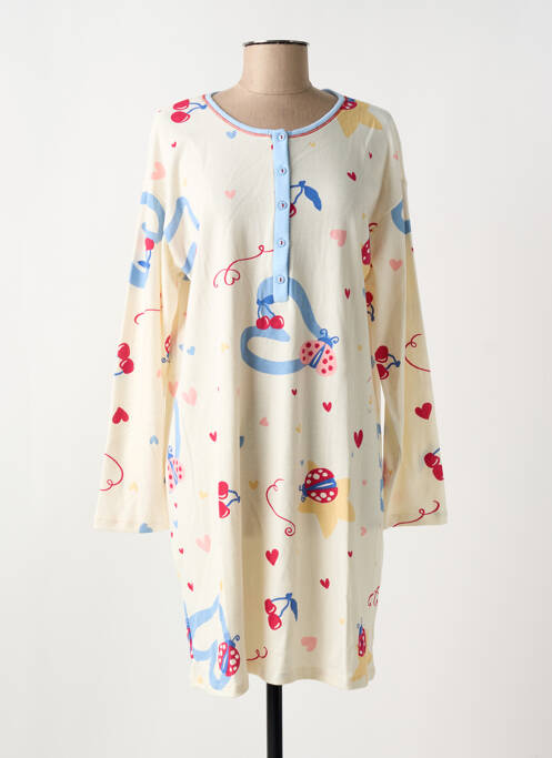 Chemise de nuit beige MASSANA pour femme