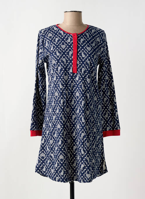Chemise de nuit bleu MASSANA pour femme