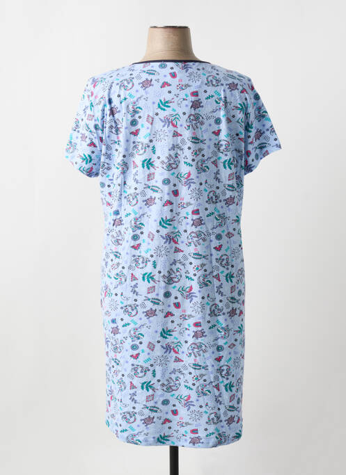 Chemise de nuit bleu MASSANA pour femme