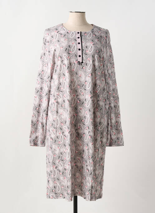 Chemise de nuit gris EGATEX pour femme
