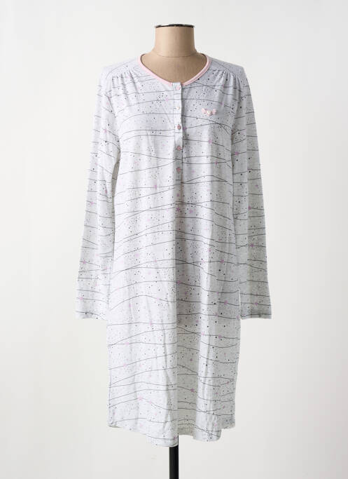 Chemise de nuit gris MASSANA pour femme