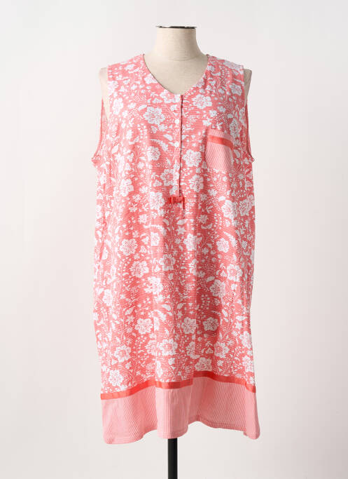 Chemise de nuit orange EGATEX pour femme