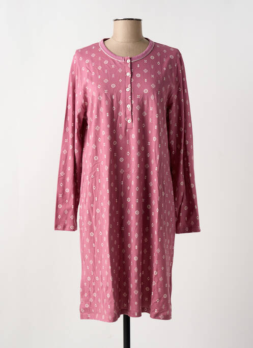 Chemise de nuit rose MASSANA pour femme