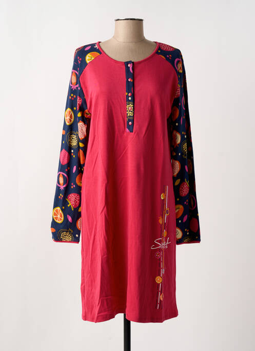 Chemise de nuit rouge MASSANA pour femme