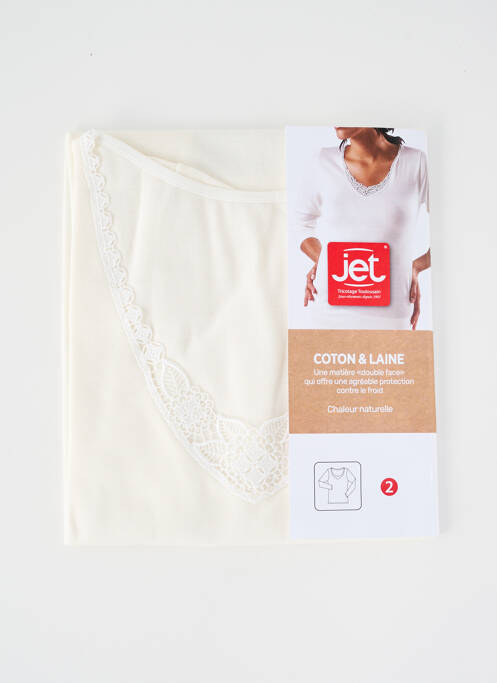 Top/Caraco beige JET pour femme