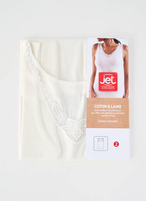 Top/Caraco beige JET pour femme