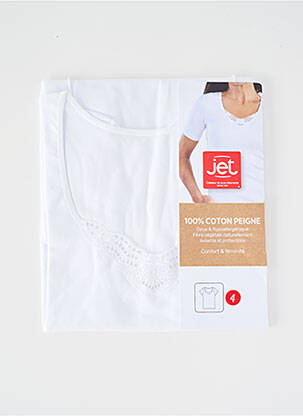 Top/caraco broderie blanc JET femme
