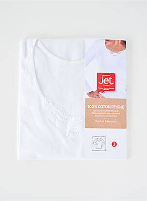 Top/Caraco blanc JET pour femme