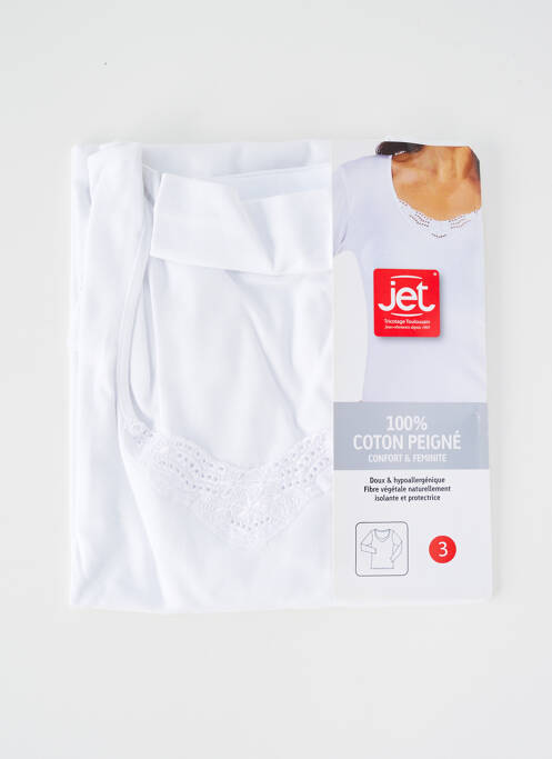 Top/Caraco blanc JET pour femme