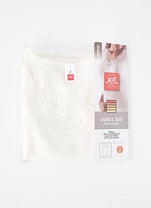 Top/Caraco beige JET pour femme