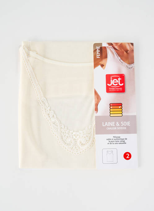 Top/Caraco beige JET pour femme