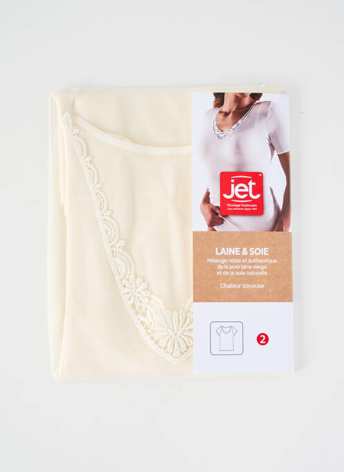 Top/Caraco beige JET pour femme