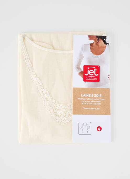 Top/Caraco beige JET pour femme