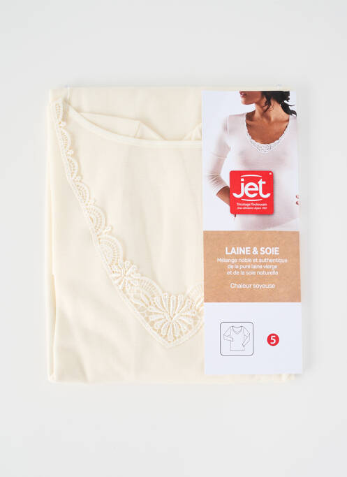 Top/Caraco beige JET pour femme